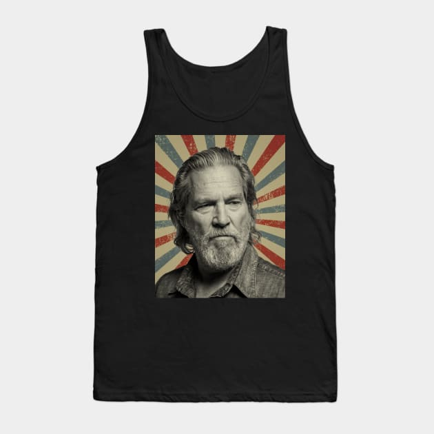 Jeff Bridges Tank Top by LivingCapital 